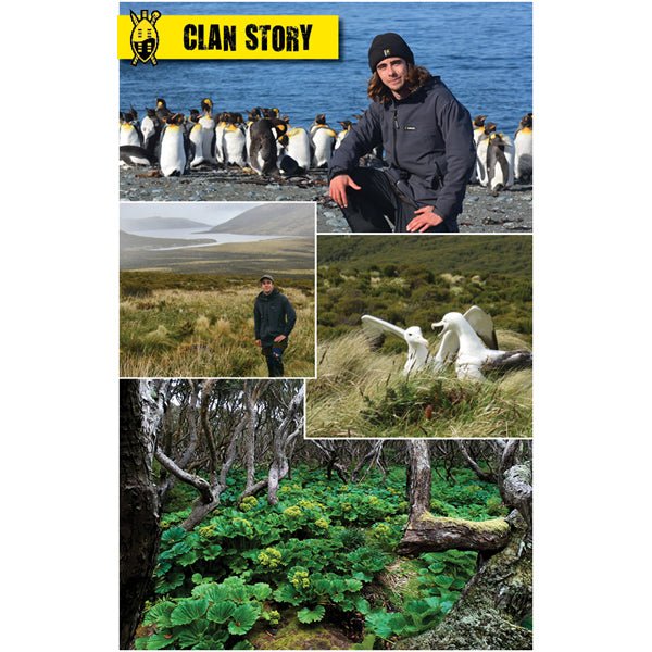 Clan Member Benjamin Pigott in Subantarctic