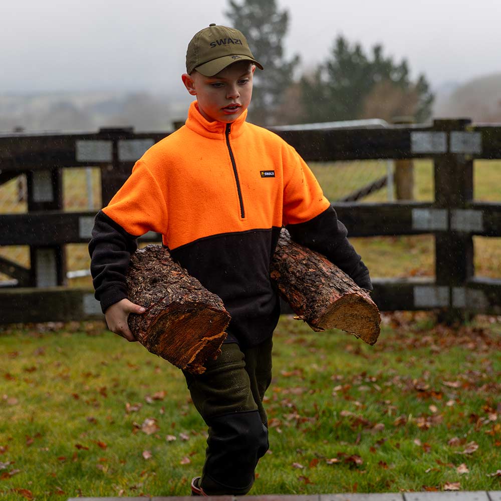 KIDS HI VIS BUSH SHIRT