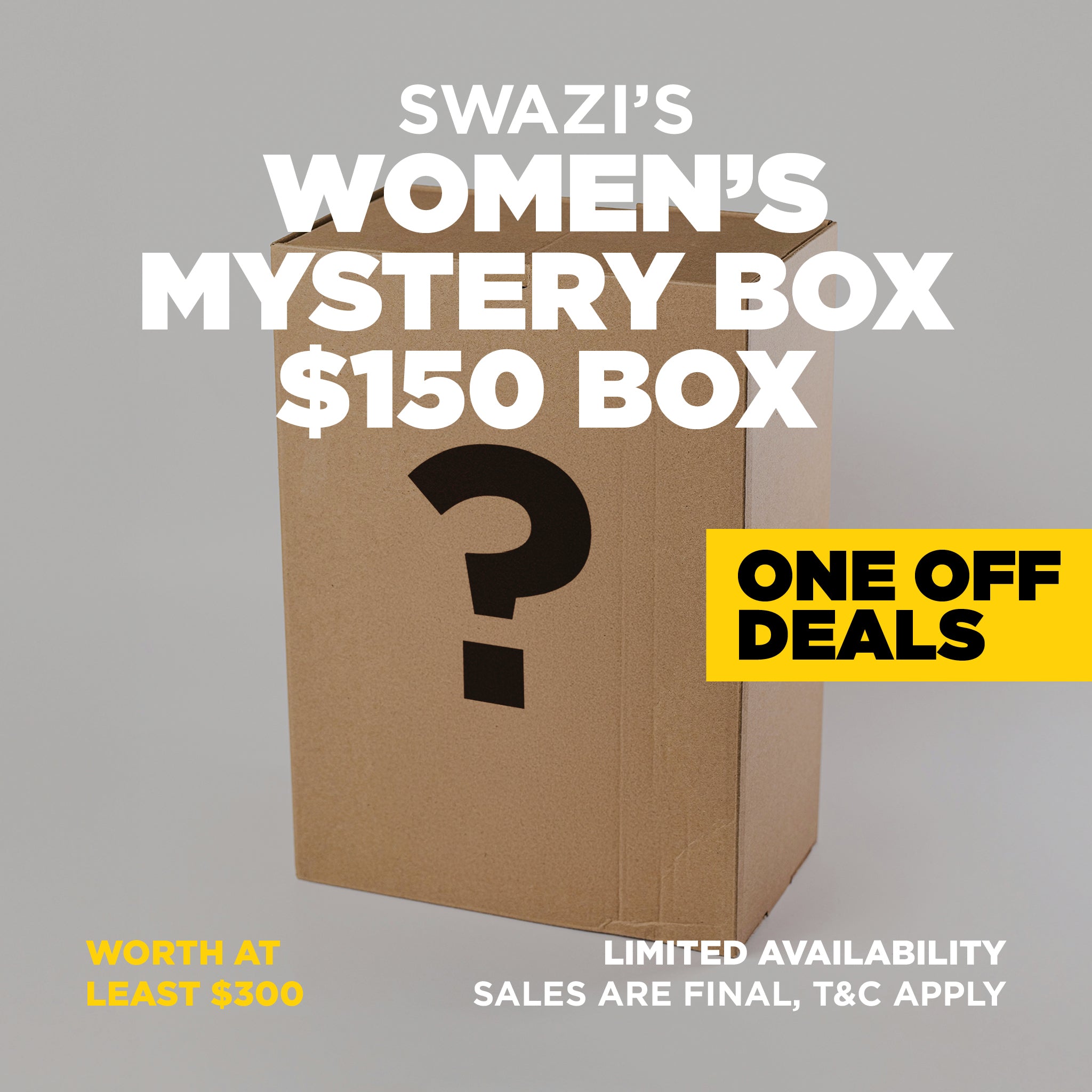WOMEN’S SWAZI MYSTERY BOX - $150 RRP $300
