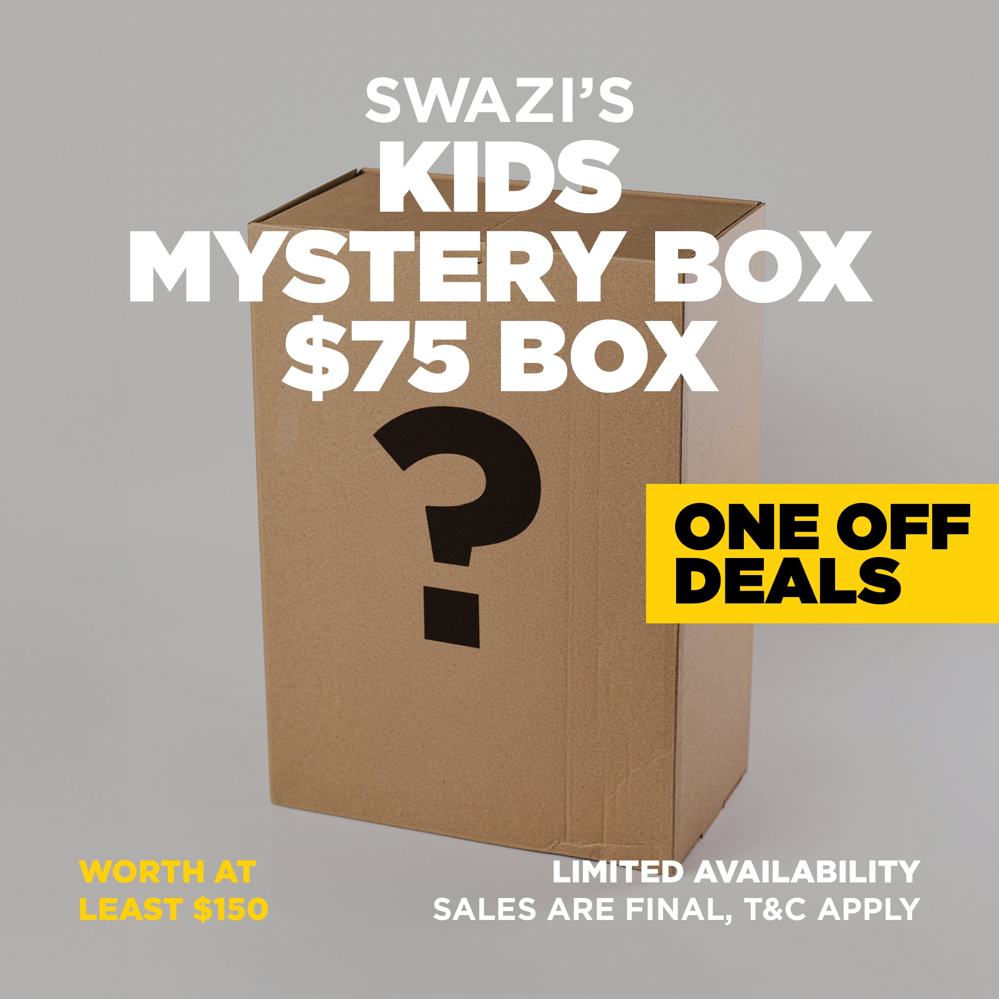 KIDS MYSTERY BOX - $75 RRP $150