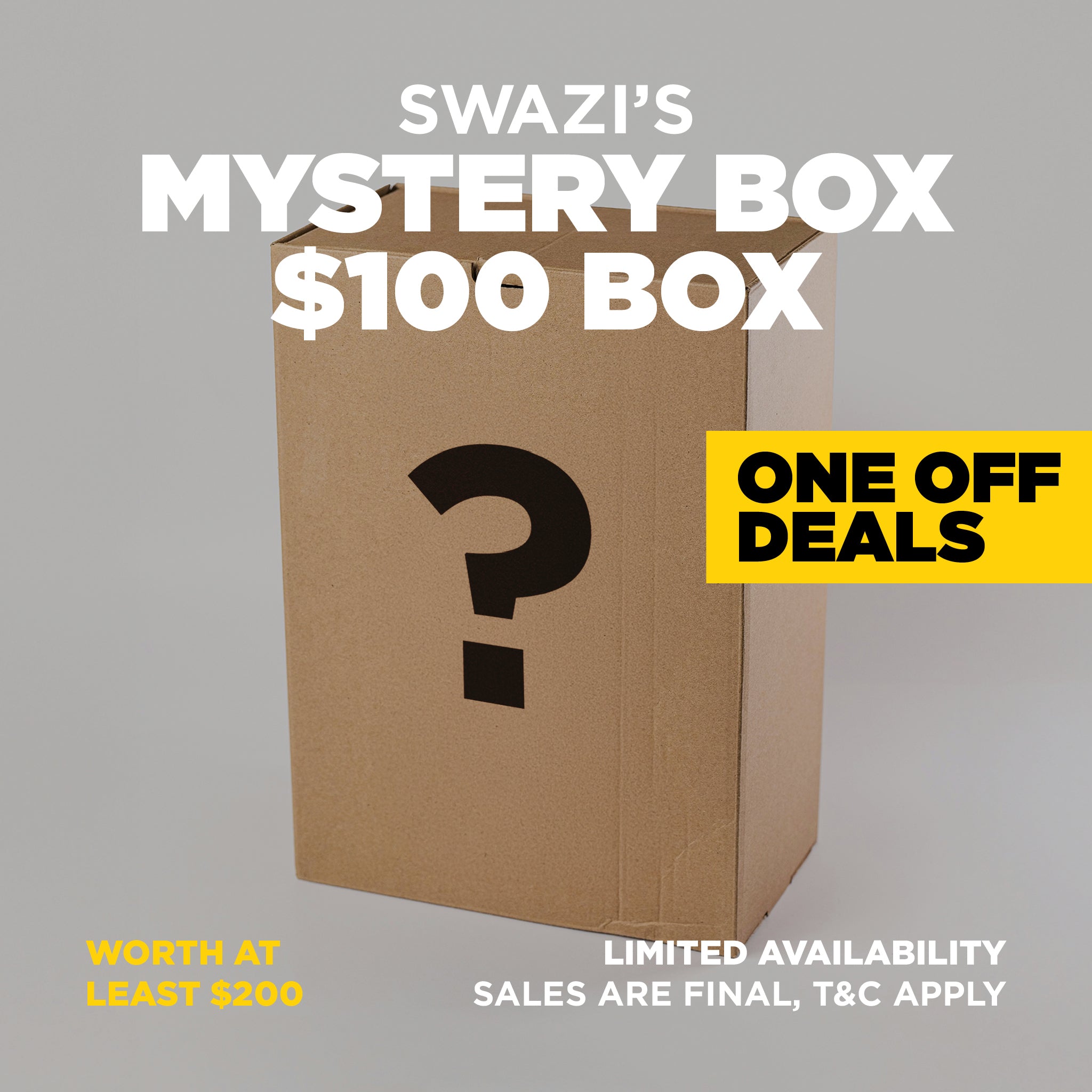 SWAZI MYSTERY BOX - $100 RRP $200