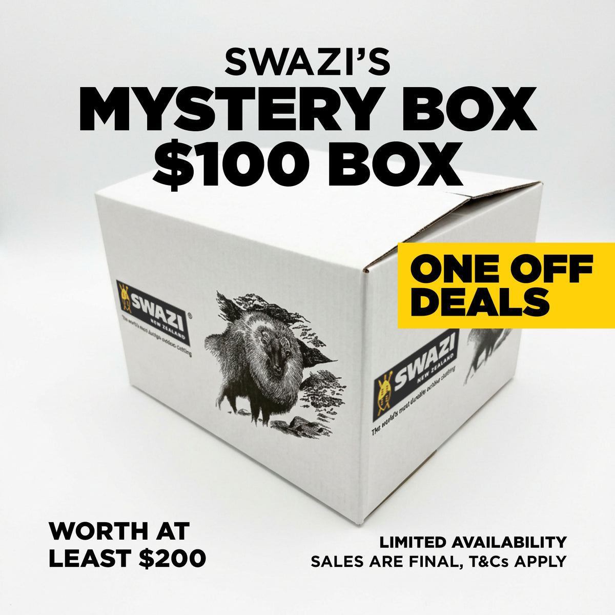 SWAZI MYSTERY BOX - $100 RRP $200