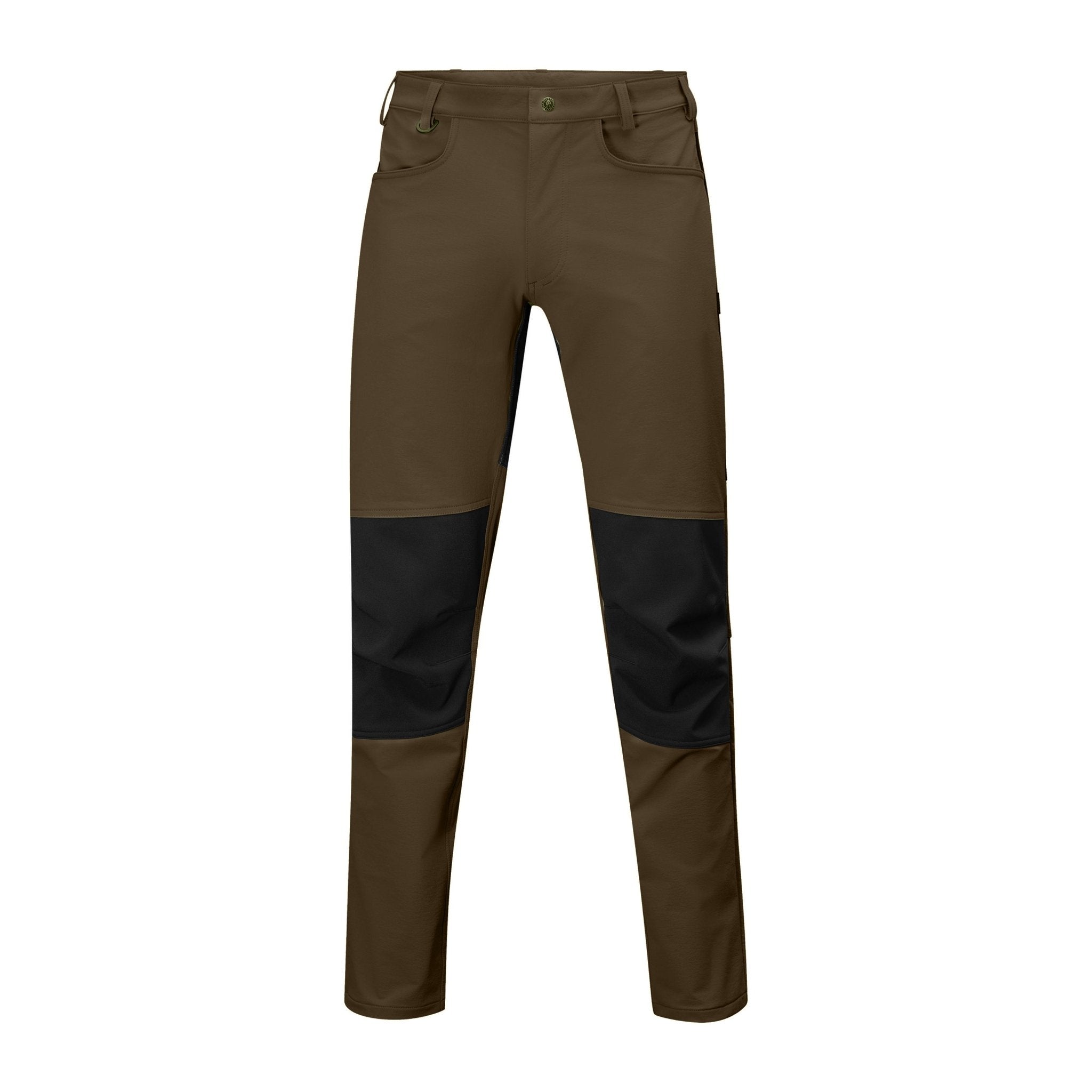 Swazi Ranger Pants front view in European Olive – durable, water-resistant outdoor pants
