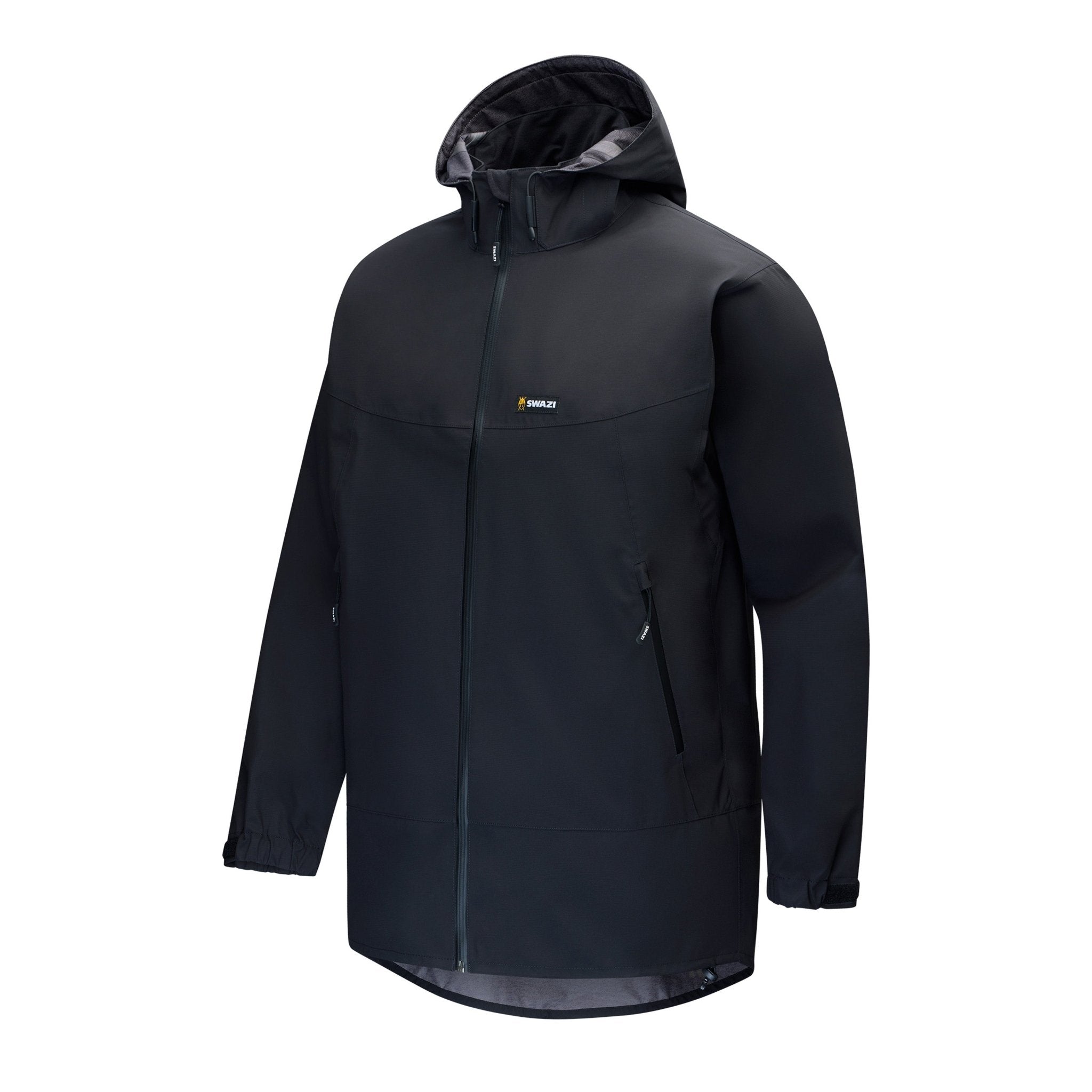 Black Sentinel Ultralite Jacket side profile – breathable outdoor jacket with AEGIS® fabric