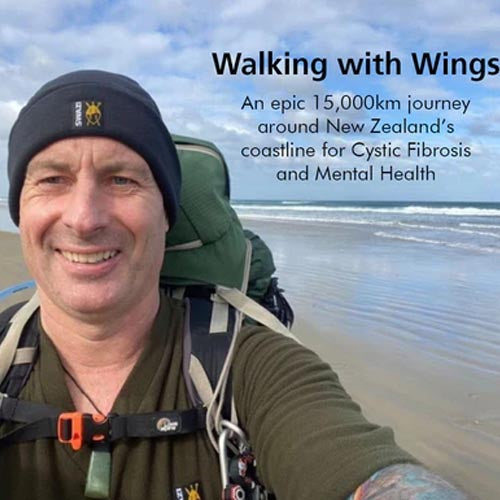 Walking With Wings - A 15,000 km solo trek around New Zealand