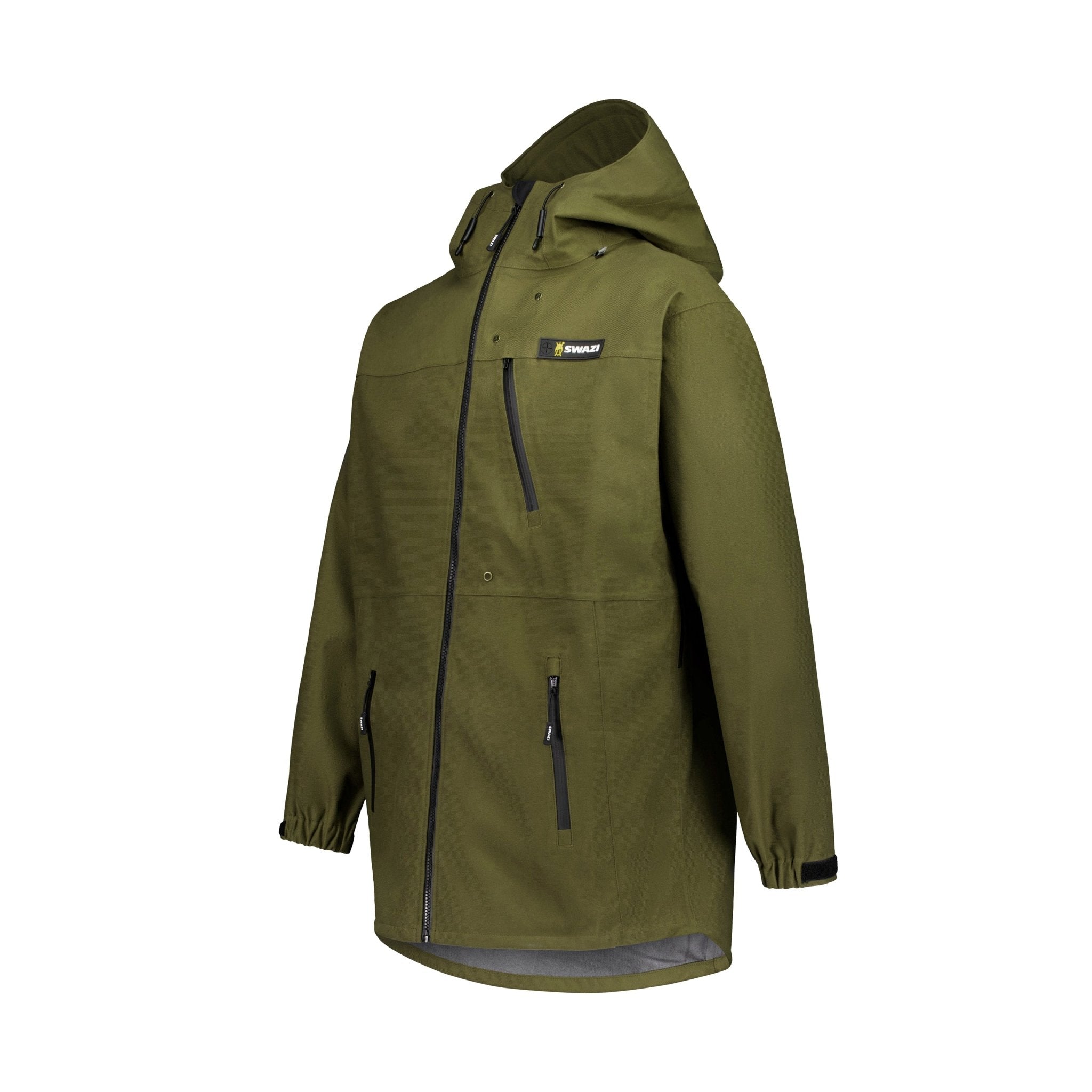 西木野　SISE OVER LONG JACKET Swazi Ibex Jacket – Lightweight Waterproof & Windproof Hunting Jacket