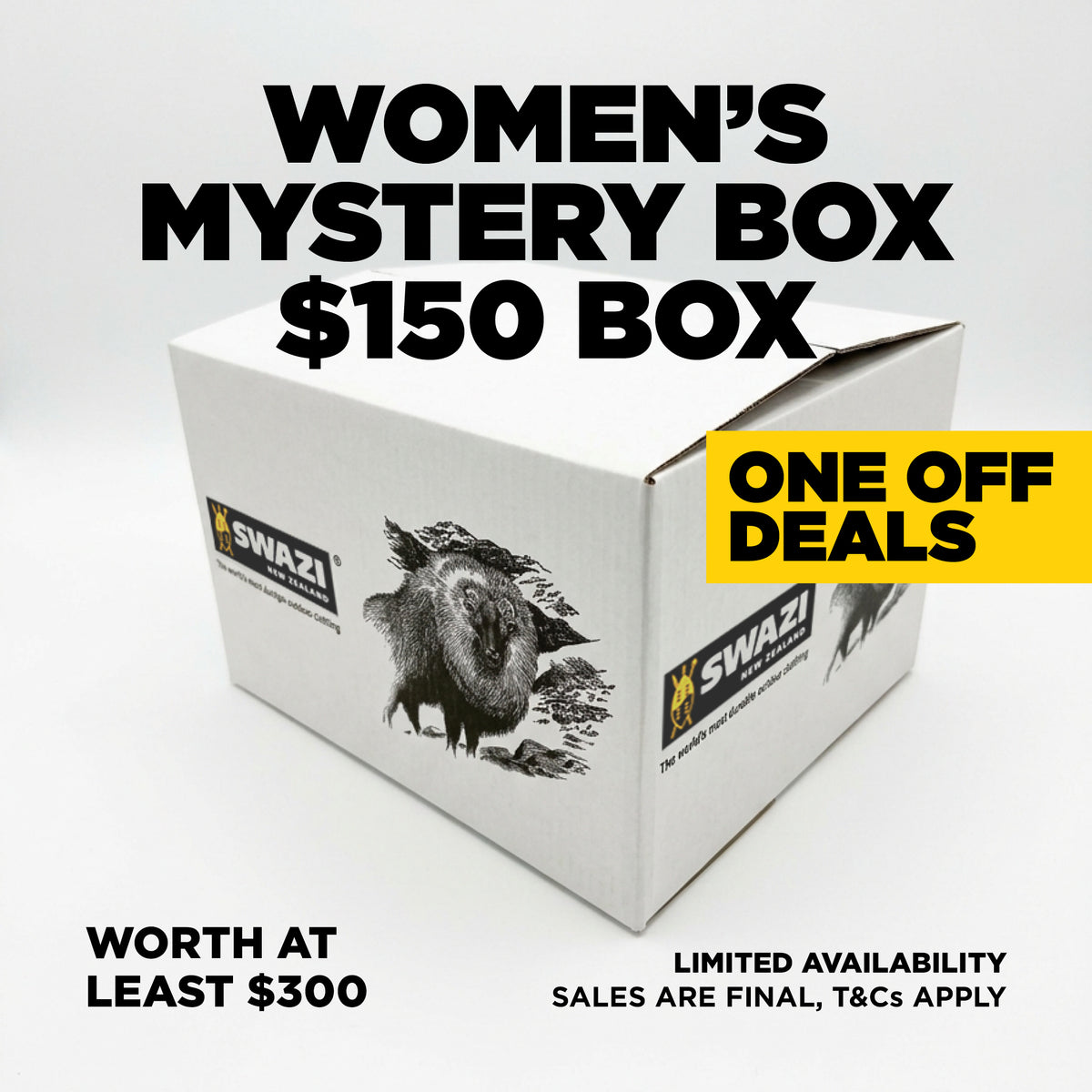 WOMEN’S SWAZI MYSTERY BOX - $150 RRP $300
