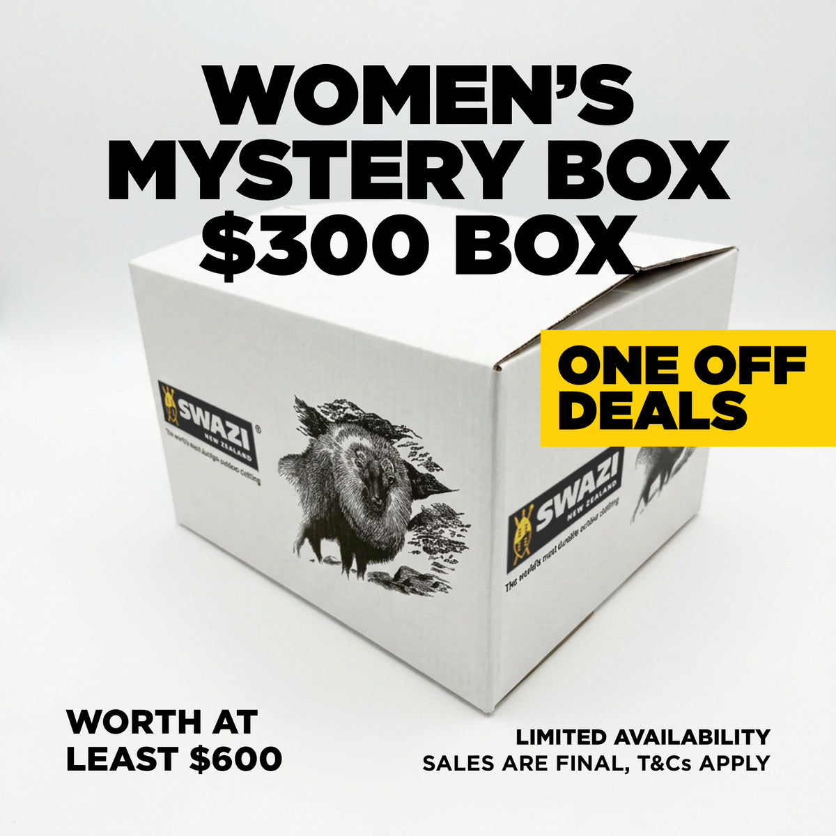 WOMEN’S SWAZI MYSTERY BOX - $300 RRP $600